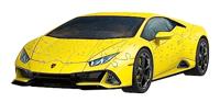 Ravensburger 3d puzzel lamborghini huracan evo giallo, 108st. - thumbnail