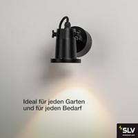 SLV NAUTILUS 1002867 LED-buitenlamp (wand) GU10 Zwart - thumbnail