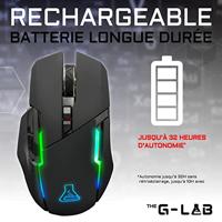 Wireless RGB Gaming Mouse De G -LAB 7200 DPI - Zwart - thumbnail