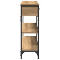 Wandtafel met lade Artisan Eiken 72.5 x 25 x 75 cm Bewerkt hout - thumbnail