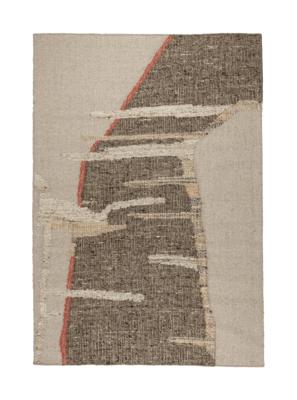 Dutchbone Vloerkleed 'Briton' Wol en jute, 160 x 230cm, kleur Beige