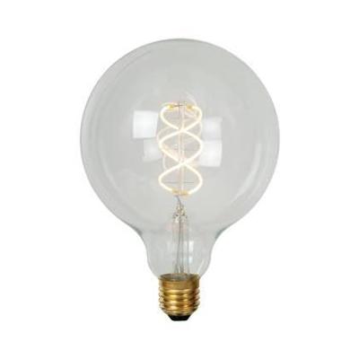 Lucide G125 - Filament lamp - Ø 12,5 cm - LED Dimb. - E27 - 1x4,9W 2700K - Transparant