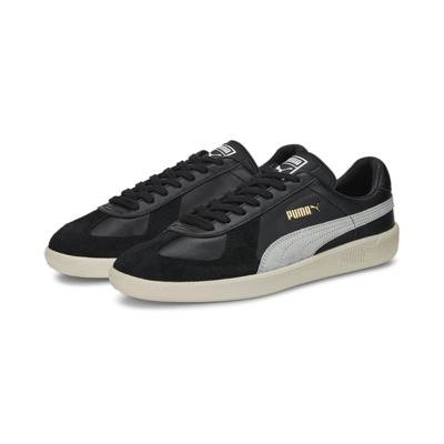 PUMA Army Trainer Sneakers Zwart Lichtgrijs Goud Wit