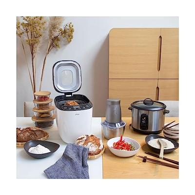 Broodbakmachine - LIVOO - DOP218 - 550W - 12 programma's - Uitneembare aluminium kom - LCD-scherm - 3 accessoires inbegrepen