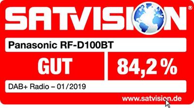 Panasonic RF-D100BTEGT DAB radio Zwart