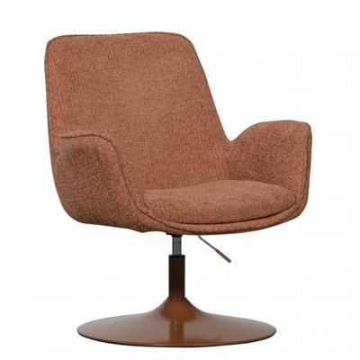 WOOOD Verstelbare Fauteuil 'Marten' Geweven stof, kleur Oranje