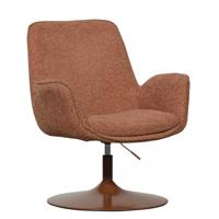 WOOOD Verstelbare Fauteuil 'Marten' Geweven stof, kleur Oranje - thumbnail