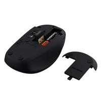 Trust YUKI MULTI-DEVICE WIRELESS MOUSE Muis Draadloos, Bluetooth, USB Zwart 3 Toetsen - thumbnail