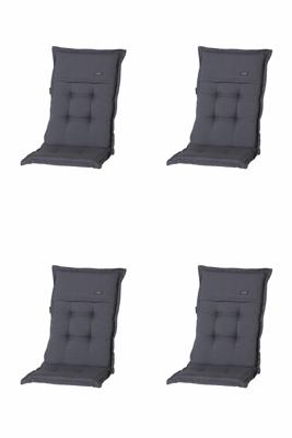 Kussen hoog 50x123 Rib grijs (4 stuks) Madison - Madison Kussen hoog 50x123 Rib grijs (4 stuks) Madison - Madison