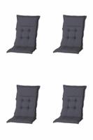 Kussen hoog 50x123 Rib grijs (4 stuks) Madison - Madison - thumbnail