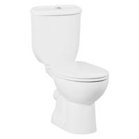 Toiletpot Staand Boss & Wessing Sedef Met Bidet Achter Aansluiting Wit Boss & Wessing - thumbnail