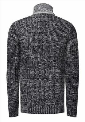 Rusty Neal - Coltrui Heren - Zwart Grijs - Casual - Stijlvol