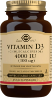 Solgar Vitamine D-3 4000 IU Capsules - thumbnail