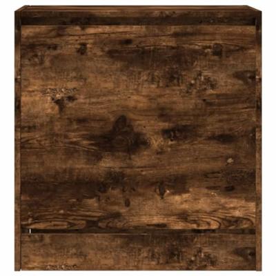 Schoenenkast 60x34x63,5 cm bewerkt hout gerookt eikenkleurig
