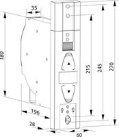 Superrollo Professional SR10255 GW255 Elektrische bandopwinder Trekkracht (max.) 60 kg Inbouw (in muur) - thumbnail
