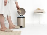 Brabantia pedaalemmer NewIcon 5 liter Metallic gold - thumbnail