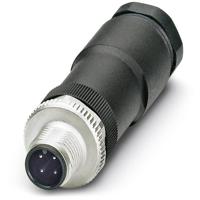 Phoenix Contact 1404415 Sensor/actuator connector, niet geassembleerd M12 Aantal polen (sensoren): 4 Stekker, recht 1 stuk(s) - thumbnail