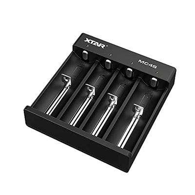 Batterijlader voor 18650 Li-ion / NiMH cilindrische batterijen Xtar MC4S