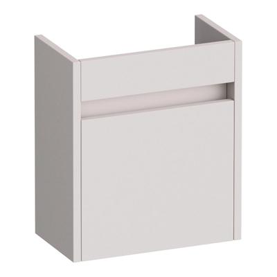 Brauer Adore Fonteinkast - 40 cm - met 1 Deur Greeploos Rechtsdraaiend - Mat Zand