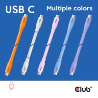 club3D USB-C-kabel USB-C stekker 2.00 m Violet CAC-3004 - thumbnail