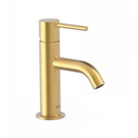 Wastafelmengkraan Tres Study Exclusive 17,5 cm Hendel Rond Mat Goud - thumbnail