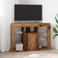 Hoek LED TV Kast Oud Hout 107 x 40 x 68 cm Bewerkt hout - thumbnail