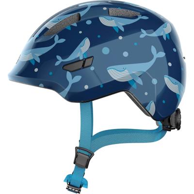 Abus helm smiley 3.0 blauw whale s 45-50cm
