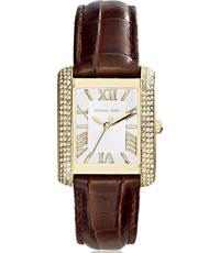 Horlogeband Michael Kors MK2335 Leder Bruin 21mm Horlogeband Michael Kors MK2335 Leder Bruin 21mm