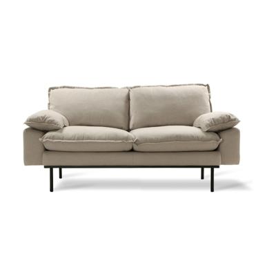 HKliving Retro bank 2-zits Cosy Beige HKliving Retro bank 2-zits Cosy Beige