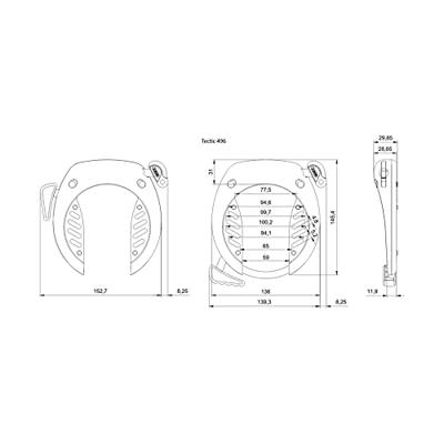 Abus 496 r tectic ringslot