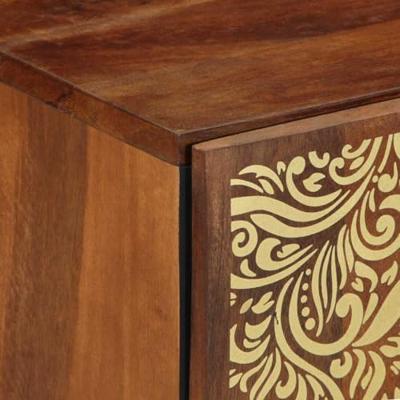 Badkamerkast Honingbruin 38 x 33 x 58 cm Massief mangohout