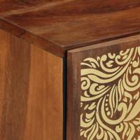 Badkamerkast Honingbruin 38 x 33 x 58 cm Massief mangohout - thumbnail