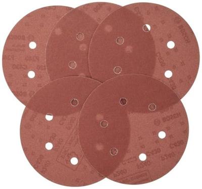 Bosch Accessoires Schuurblad Ø150 mm | G240 | WP | 6 Gaten | Velc | 5 stuks - 2609256A34