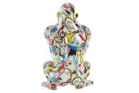 Decoratieve figuren DKD Home Decor 14 x 13 x 22 cm Multicolour Gorilla Modern - thumbnail