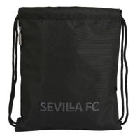 Rugtas met Koordjes Sevilla Fútbol Club Teen 35 x 40 x 1 cm Zwart - thumbnail