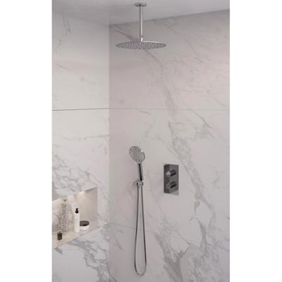 Chrome Edition thermostatische regendouche 3-weg omstelling SET 36