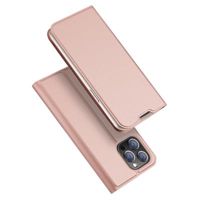 Dux Ducis - Slim bookcase hoes - iPhone 14 Pro - Roze