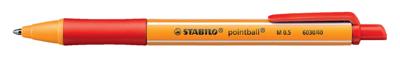 Stabilo Pointball balpen - rood Stabilo Pointball balpen - rood