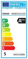 OSRAM HOMELIGHTING 4058075211322 LED-lamp Energielabel F (A - G) E27 Peer 4.8 W = 40 W Warmwit (Ø x l) 60 mm x 105 mm 1 stuk(s) - thumbnail