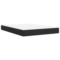 Boxspring met matras kunstleer zwart 140x200 cm - thumbnail