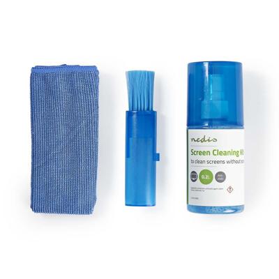 Nedis CLSN120BU Schermreinigingsset Tv Smartphone Tablet 200 Ml