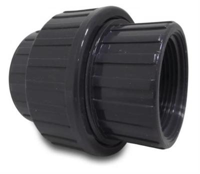 pvc 3-delige koppeling 3/4" bi/bi 10 bar