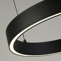 Searchlight Ronde hanglampLayla zwart Ø 44cm - 30410BK - thumbnail