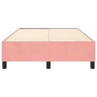 Bedframe fluweel roze 120x200 cm - thumbnail