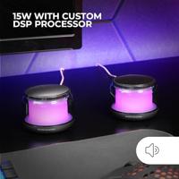 Mars Gaming MSAURA Zwart 15 W Bluetooth luidspreker - thumbnail