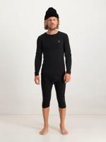 Poederbaas Thermoset Heren Lightweight - Thermoshirt + Thermolegging - Zwart-XL - thumbnail