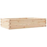 Plantenbak 110x60x23 cm massief grenenhout - thumbnail