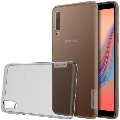 NILLKIN natuur TPU beschermhoes voor Galaxy A7 (2018) (grijs)