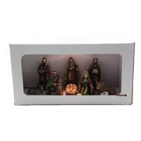 Kerstgroep poly 10-delig 16 cm kerstversiering Buitengewoon de Boet - Buitengewoon de boet - thumbnail