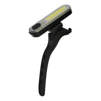 Dresco voorlicht cob led usb-oplaadbaar 60 lumen zwart - thumbnail
